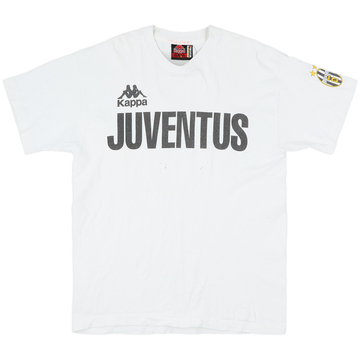 1995-96 Juventus Kappa Cotton Tee - 5/10 - (L)