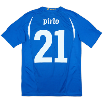 2010-12 Italy Basic Home Shirt Pirlo #21 - 10/10 - (S)