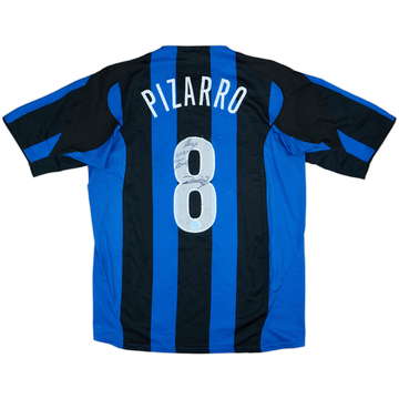 2004-05 Inter Milan Player Issue Signed Home Shirt Pizarro #8 - 6/10 - (XL)