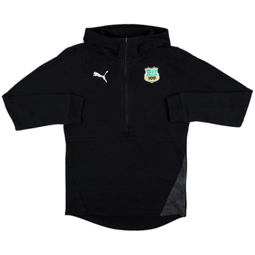 2020-21 Sassuolo Puma 1/2 Zip Hooded Sweat Top - 8/10 - (S)