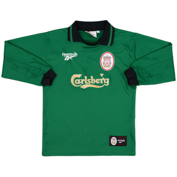 1996-97 Liverpool GK Shirt - 5/10 - (L.Boys)