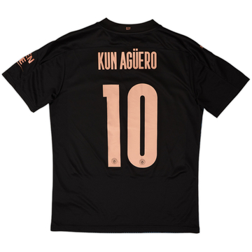 2020-21 Manchester City Away Shirt Kun Aguero #10 - 9/10 - (M)