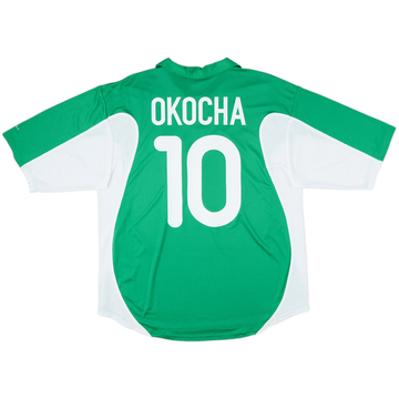 2000-01 Nigeria Home Shirt Okocha #10 - 8/10 - (L)