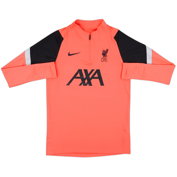 2021-22 Liverpool Nike 1/4 Zip Drill Top - 8/10 - (S)