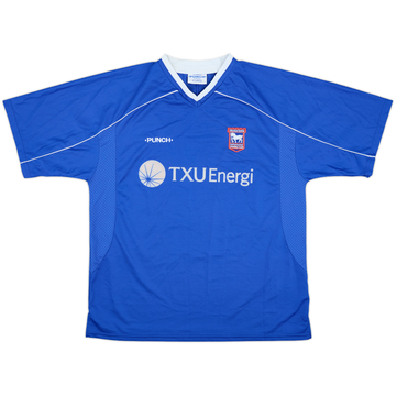 2001-02 Ipswich Home Shirt - 8/10 - (XL)