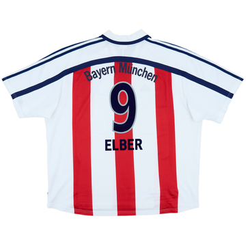 2000-01 Bayern Munich Away Shirt Elber #9 - 8/10 - (XXL)