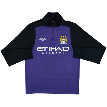 2012-13 Manchester City Umbro 1/4 Zip Drill Top - 7/10 - (S)