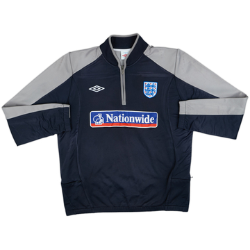 2010-11 England Umbro 1/2 Zip Track Jacket - 5/10 - (M)