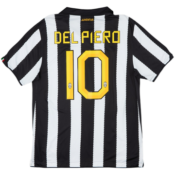 2010-11 Juventus Home Shirt Del Piero #10 - 7/10 - (L)