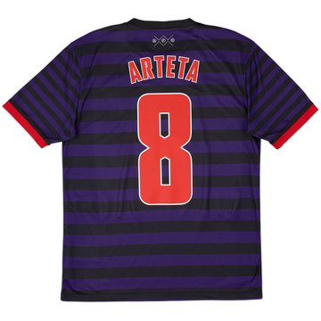 2012-13 Arsenal Away Shirt Arteta #8 - 7/10 - (M)