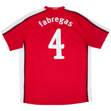 2008-10 Arsenal Home Shirt Fabregas #4 - 8/10 - (XL)