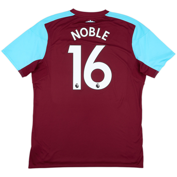 2017-18 West Ham Home Shirt Noble #16 - 10/10 - (XL)