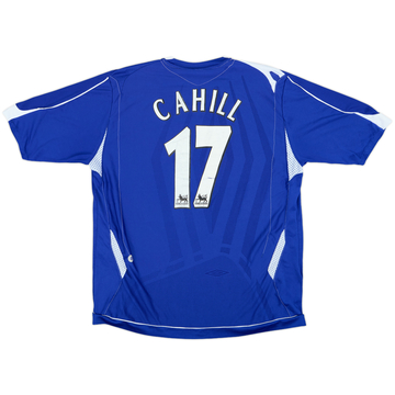 2006-07 Everton Home Shirt Cahill #17 - 5/10 - (L)