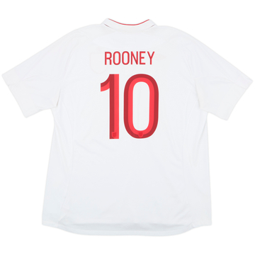 2012-13 England Home Shirt Rooney #10 - 8/10 - (3XL)