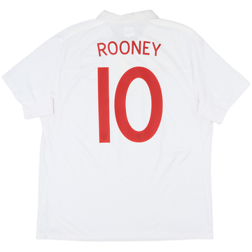 2009-10 England 'South Africa' Home Shirt Rooney #10 - 8/10 - (XL)