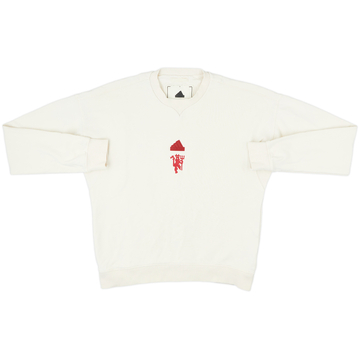 2023-24 Manchester United adidas Sweat Top - 5/10 - (XS)