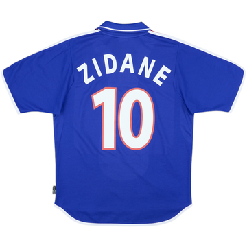 2000-02 France Home Shirt Zidane #10 - 10/10 - (M)