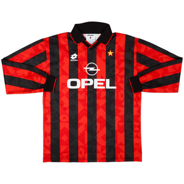 1994-95 AC Milan Home L/S Shirt - 9/10 - (XXL)
