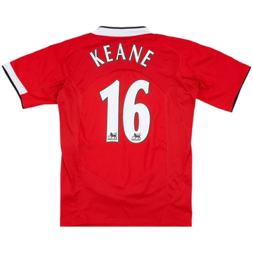 2004-06 Manchester United Home Shirt Keane #16 - 8/10 - (S)