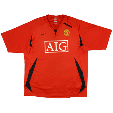 2007-08 Manchester United Nike Training Shirt - 7/10 - (XL)