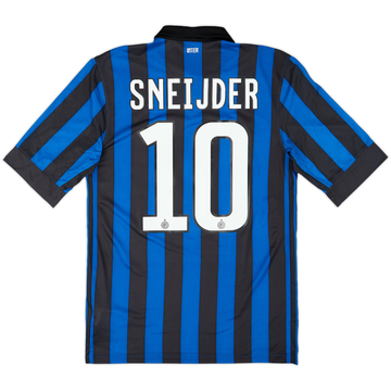 2011-12 Inter Milan Home Shirt Sneijder #10 - 10/10 - (S)