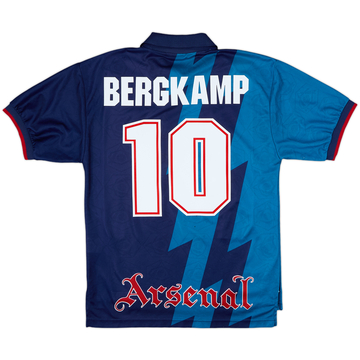 1995-96 Arsenal Away Shirt Bergkamp #10 - 8/10 - (M)