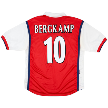 1998-99 Arsenal Home Shirt Bergkamp #10 - 8/10 - (M)