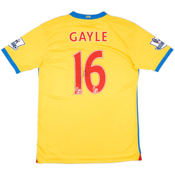 2013-14 Crystal Palace Player Issue Signed Third Shirt Gayle #16 - 6/10 - (L)