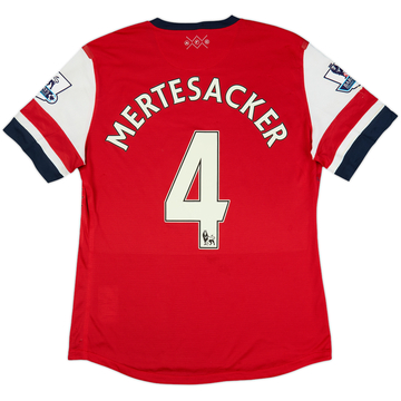 2012-14 Arsenal Player Issue Home Shirt Mertesacker #4 - 6/10 - (XL)