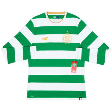 2017-18 Celtic 'Lisbon Lions 50th Anniversary' Home L/S Shirt (L)