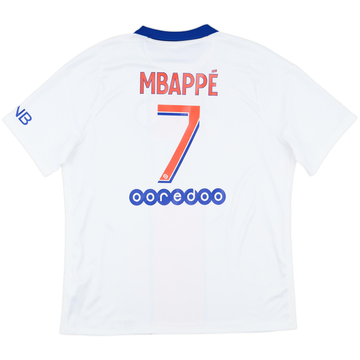 2020-21 Paris Saint-Germain Away Shirt Mbappe #7 - 10/10 - (XL)