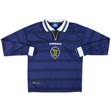 1998-00 Scotland Home L/S Shirt - 9/10 - (S)