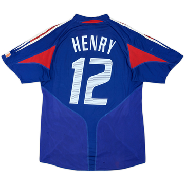 2004-06 France Home Shirt Henry #12 - 4/10 - (M)