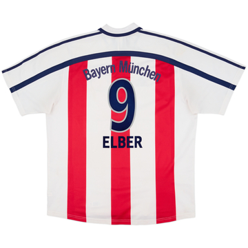 2000-01 Bayern Munich Away Shirt Elber #9 - 7/10 - (XL)