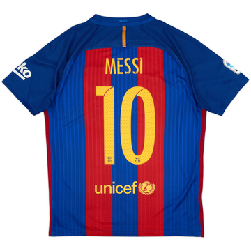 2016-17 Barcelona Home Shirt Messi #10 - 7/10 - (M)