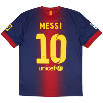 2012-13 Barcelona Home Shirt Messi #10 - 4/10 - (M)