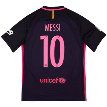 2016-17 Barcelona Away Shirt Messi #10 - 5/10 - (M)