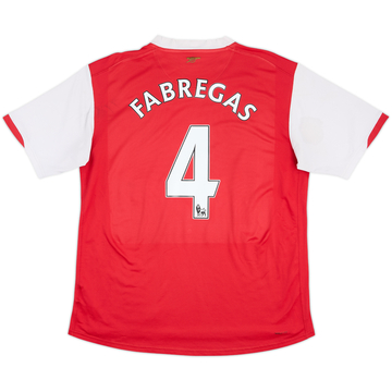 2006-08 Arsenal Home Shirt Fabregas #4 - 5/10 - (L)