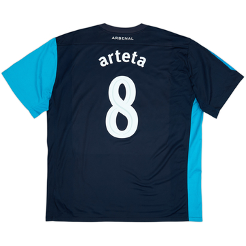 2011-12 Arsenal Away Shirt Arteta #8 - 7/10 - (XXL)