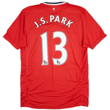 2011-12 Manchester United Home Shirt J.S.Park #13 - 6/10 - (M)