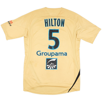 2008-09 Marseille Player Issue Third Shirt Hilton #5 - 6/10 - (XL)