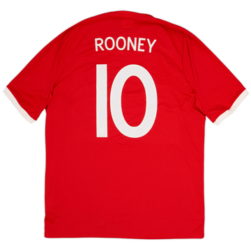 2010-11 England Away Shirt Rooney #10 (L)
