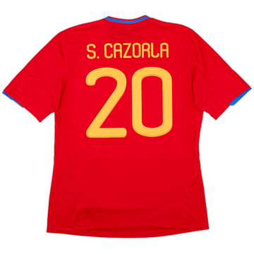 2009-10 Spain Home Shirt S.Cazorla #20 - 9/10 - (L)