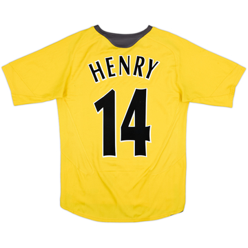 2005-06 Arsenal Away Shirt Henry #14 - 6/10 - (XL.Boys)