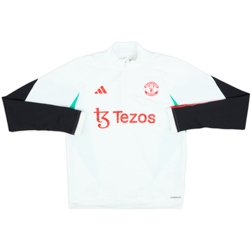 2023-24 Manchester United adidas 1/4 Zip Drill Top - 7/10 - (Women's S)