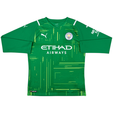 2021-22 Manchester City GK Shirt - 10/10 - (M)