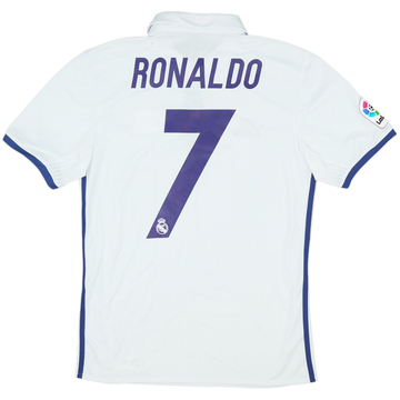 2016-17 Real Madrid Home Shirt Ronaldo #7 - 7/10 - (S)