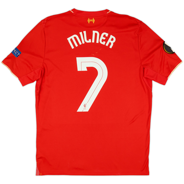 2015-16 Liverpool Home Shirt Milner #7 - 6/10 - (L)