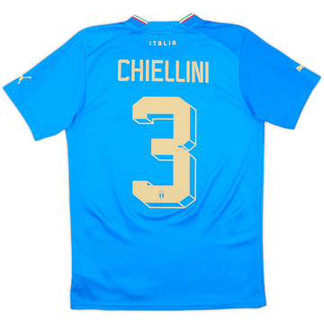 2022-23 Italy Home Shirt Chiellini #3 - 8/10 - (S)