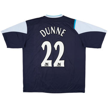 2005-06 Manchester City Away Shirt Dunne #22 - 7/10 - (XL)